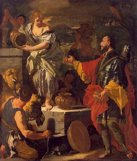 Francesco Solimena Rebecca at the Well Germany oil painting art